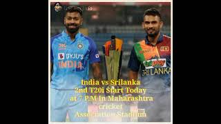 India vs srilanka live match 2nd T20i Starts today 🔥😎 #indvssl #indvssrilanka #cricketnews #cricket