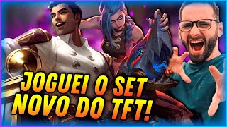 TESTEI O TFT MERGULHE EM ARCANE DIRETAMENTE DA RIOT EM LOS ANGELES!