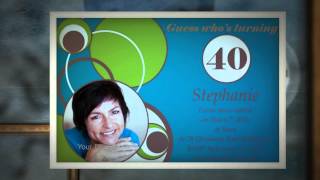 40th Birthday Invitations by Impressive Invitations