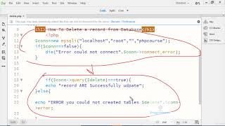 31. PHP MySQL Delete | Learn Complete Web Development Course Using PHP/MySQL