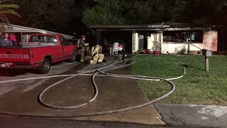 Firefighter injured in Volusia blaze