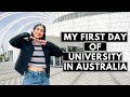 First day of university vlog | A day in my life as a college student | International Student