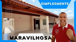 CASA DE LUXO COM ÁREA GOURMET NO JARDIM AEROPORTO EM PARNAMIRIM/RN (131 M²) - SEU SONHO REALIZADO!!