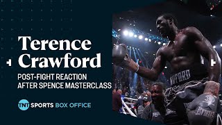 Terence Crawford Is The Truth 🔥 Post-Fight Interview After Securing His Greatness