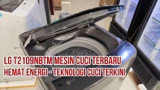 REVIEW MESIN CUCI 1 TABUNG TERBARU LG T2109NBTM - 9 KG