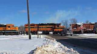 They're Both Dead? This Train Is Hauling Two Dead Locomotives! #trains #trainhorn #trainvideo