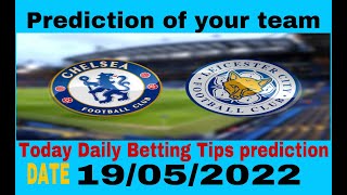 Football Betting Tips Today 19/05/2022 Soccer predictions