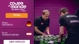2022 ITSF World Cup - Men Singles Final - Ruben HEINRICH 🇩🇪 vs Kevin HUNDSTORFER 🇦🇹