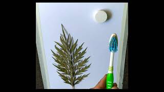 Spray painting with toothbrush | How to do spray painting with toothbrush