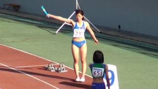 2017年 東海陸上選手権 女子4X100mリレー決勝