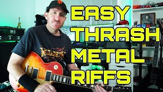 EASY THRASH METAL RIFFS WITH TABS - E STANDARD