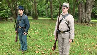 Endview Civil War Camp: The Life of a Civil War Soldier Part I: Drill