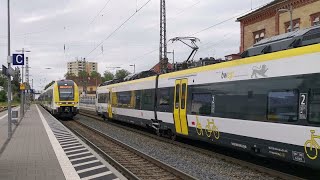 bwegt Siemens Desiro HC 1462 trifft auf bwegt Siemens Mireo 463 in Lahr