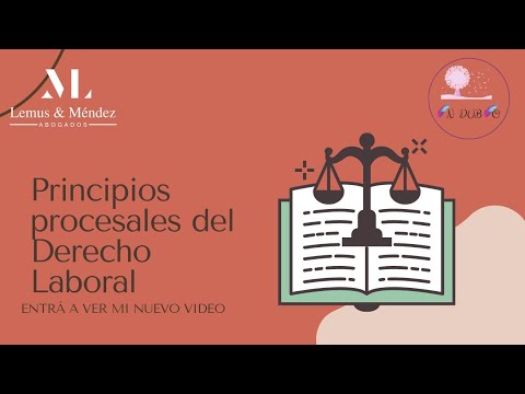 Principios Del Derecho Laboral - YouTube