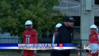 SOU Football Head Coach Berk Brown named AFCA Co-Coach of the Year