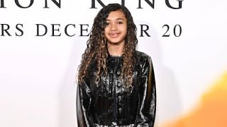 chris brown daughter, Royalty brown, at the Mufasa the lion king premiere