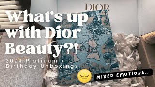 DIOR RANT + 2024 PLATINUM GIFT UNBOXING: SO MANY MIXED EMOTIONS! 😤 #diorbeauty #unboxing