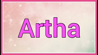 Artha | Name Origin Meaning Variations