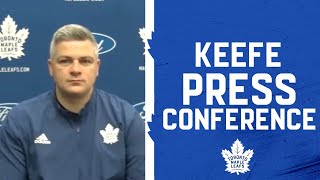 Sheldon Keefe Maple Leafs Practice | January 28, 2022