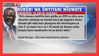 ‘ARĨA MANYITĨTWO MĨGWATE MAREKERERIO!’ ;Ũrĩa warĩ mũcirithania mũnene David Maraga