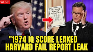 Stephen Colbert Unseals Trump’s 1970 “IQ Wharton Aptitude Test” — Genius, Think Again