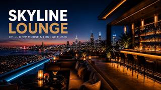 Skyline Lounge 🌃 Chill Deep House & Lounge Music | Luxury Rooftop Bar Vibes