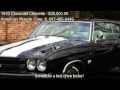 1970 Chevrolet Chevelle SS454-FRAME OFF NEW BUILD RESTORED-W