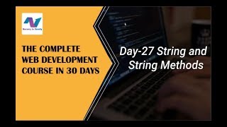 String | String Method | Web Development Tutorials | Free Online Course