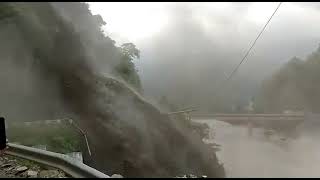 Himachal Pradesh land slide || Renuka ji Haripurdhar Road ||