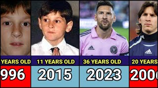 Lionel Messi - Transformation From 1 to 36 Years Old
