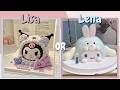 Lisa or Lena | kuromi Or Cinnamoroll | Sanrio Aesthetic #sanrio #kuromi