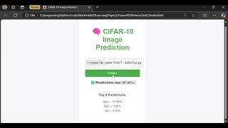 Task 3 - Image Classification using CIFAR-10 | Future Intern Program