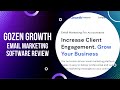 GOZEN GROWTH EMAIL MARKETING REVIEW | GOZEN GROWTH TUTORIAL