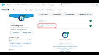 Control What Your Users Can Access | User Management | Trailhead | Salesforce | Virtual Internship
