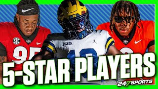 Breaking Down The 2025 5-Star Prospects | National Signing Day | Alabama, Ohio State, Texas, Georgia