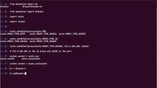 How to Use Mechanize with Socks Proxy
