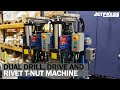 Sigma Dual Drill, Drive and Rivet T-Nut Machine