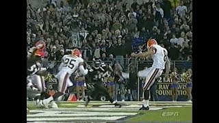 Derrick Frost 7 Yard Punt vs Ravens (2004)