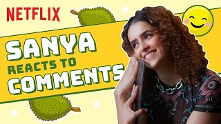 Sanya Malhotra Reacts To Trailer Comments | Kathal | Netflix India