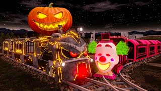 Halloween Train: Choo Choo Train Halloween Cartoon for Kids | Cartoon Cartoon