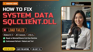 Fix system_data_sqlclient.dll SQL Errors!