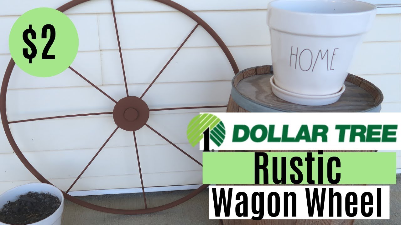 Dollar Tree Diy Rustic Farmhouse Decor Rustic Wagon Wheel Budget