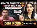 Amazon Engineer Takes Mock Interview 😳 | NIT Student Under Pressure (DSA Round)