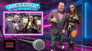 Nikki Blackheart Interview at CCW Coast Championship Wrestling VS Jacey Love Training with Gangrel