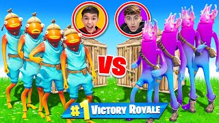 Team Diamond VS Team Mini Sweaty 4v4 Fortnite Box Fights!