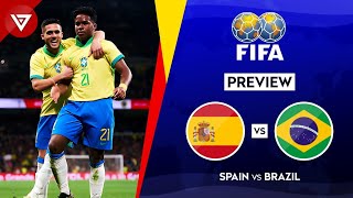 SPAIN vs BRAZIL - FIFA Matchday International Friendly Match Preview✅️ Predictions Highlights❎️