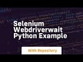 selenium webdriverwait python example