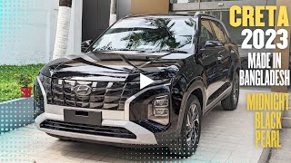 Hyundai Creta Luxury 2023 Midnight Black Pearl @AutosBangla