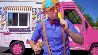 Blippi Visits an Ice Cream Truck | Learn To Count - Simple Maths for Children | Educational Videos