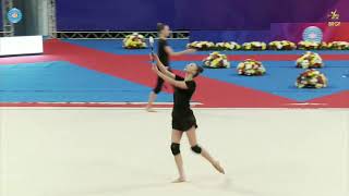 Alina HARNASKO clubs training World cup Sofia 2019